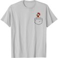 thumbnail image 1 of Cool Chicken Hen Rooster in Pocket with Meme Sunglasses T-Shirt, 1 of 1