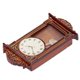 thumbnail image 3 of 1:12 Dollhouse Decorative Clock Classic Style Exquisite Wooden Alloy Clock Miniature Dollhouse Accessory, 3 of 4