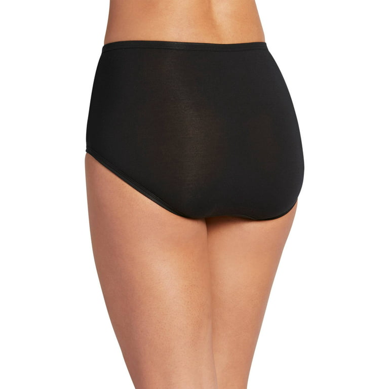 3 Pack Women's Briefs / Whale Tail, Charcoal Black & Indigo XL