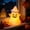 D, variant on Battery Powered LED Glowing Halloween Ghost Tabletop Decoration Plastic Indoor Light Up Ornament 1 Count