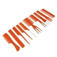 thumbnail image 4 of Hair Styling Comb Set, Exquisite Workmanship Ergonomic Design Hair Stylist Comb Set  For Men For Women Orange, 4 of 8