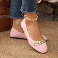 thumbnail image 7 of YOUYEDIAN Flat Shoes for Women Dressy Non Slip Slip on Loafers Spring Summer Business Walking Shoes Casual Closed Toe Orthopedic Shoes (Pink), 7 of 7
