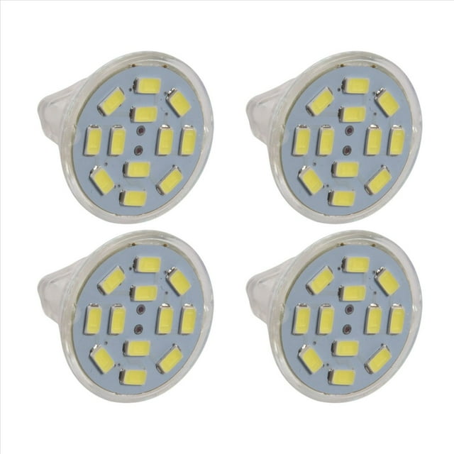 4X 6W Proyector Led Gu4 (Mr11) Mr11 12 Smd 5730 570 Dc 12V,