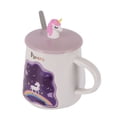 thumbnail image 3 of Taza con forma de animal en relieve, taza de café con tapa, cuchara, regalo para pareja, para beber, Aniaml, 3 of 14