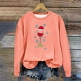 thumbnail image 1 of Generics Cardigans à Capuche Surdimensionnés pour Femmes, Chandail en Molleton Décontracté à Manches Longues pour Femmes, Col Rond Vacances Noël Imprimé Mignon Hauts Amples, 1 of 3