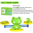 thumbnail image 2 of Frog Balance Cool Math Counting Game Educativo Aprendizaje Temprano Escala STEM Toy G, 2 of 5