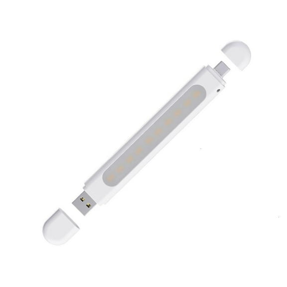 WE-POLUJ Small USB LED Light with 10 LED Beads Mini Night Lamp Micro USB or Type C Interfaces For Power Banks and Laptops