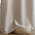 thumbnail image 4 of Curtainking Rideaux Taupe pour Salon 84 Pouces Rideaux en Lin Texturé Filtrant la Lumière Rideaux à Pattes Arrière Tissage Décontracté Rideaux à Pattes Arrière 2 Panneaux, 4 of 8