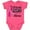 Vintage Hot Pink, variant on Inktastic Breast Cancer Awareness Nobody Fights Alone Pink Ribbon Boys or Girls Baby Bodysuit