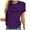 Purple, variant on IROINNID Fashion Women Casual Comfy Heart Printing Pullover Round-Neck Short Sleeve T-Shirt Tops Blouse Spring Saving