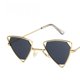 thumbnail image 3 of Gafas de sol retro con forma de triángulo y huecas, gafas de sol punk a la moda, gafas de sol con personalidad, 3 of 5
