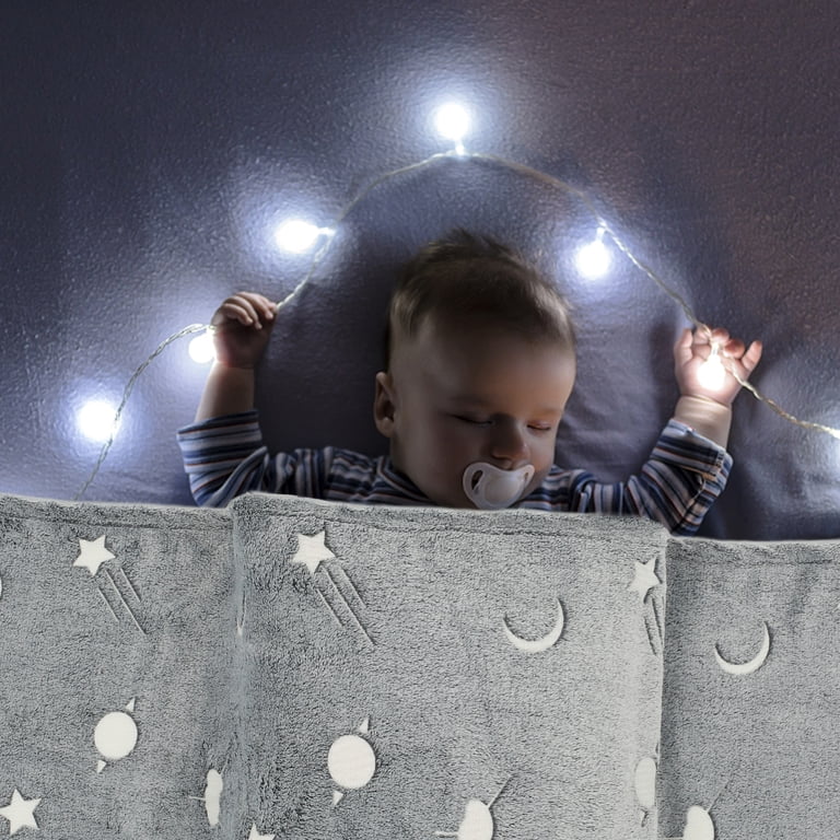 OROMYO Glow in the Dark Blanket Soft Fluffy Luminous Blanket Cute Cozy  Glowing Blanket Creative Plush Blanket for Girls Children Toddlers Gifts Travel  Car - Walmart.com