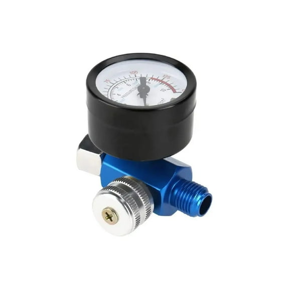 Adjustable Air Pressure Regulator 1/4" with Gauge 0–140 PSI