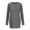 Dark Gray, variant on Wdfiry Women's Maternity Tunic Tops Mama Clothes Side Split Long Sleeve V Neck Pregnancy T-Shirt