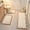 Khaki, variant on Bxaolu Bathroom Rugs Set 3 Piece, Scalloped Non Slip Washable Bath Mat with U-Shaped Toilet Rug, Extra Absorbent Quick Dry Soft Plush Shower Mats for Floor Sink