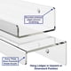 thumbnail image 4 of Estantería Flotante Invisible De Acrílico Transparente Para Niños Para Habitación De Niños Estante De Pared De Almacenamiento De Juguetes Con Imagen Moderna Yuarrent HA013006-00, 4 of 5