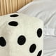 thumbnail image 4 of Almohada de dados de lana suave - Juguete de peluche blanco de 8" para adultos, regalo de San Valentín y Navidad, decoración del sillón Kawaii, 4 of 7