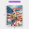 thumbnail image 5 of Patriot Cocker Spaniel We Will Never Forget Patriotic Remembrance Day Spiral Bound Journal Cockers Dog Lover Gifts 5x7in Spiral Notebook - 12014, 5 of 5