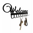 thumbnail image 3 of Sardfxul for Key Holder for Wall Mount 10 Hook Rack Metal Hanger Clothes Hat Organizer Front Door Kitchen Bathroom Decor, 3 of 9
