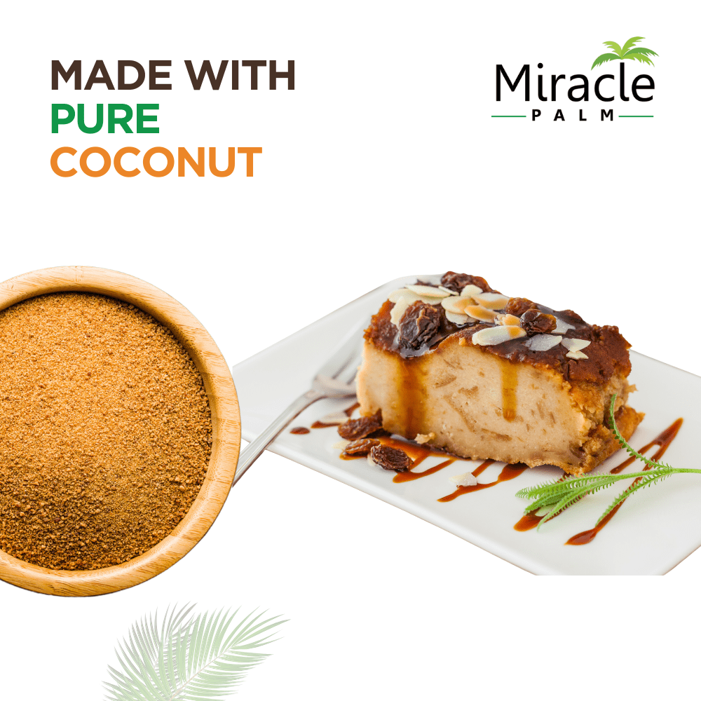 Miracle Palm Organic Coconut Sugar, Gluten Free, Non GMO, USDA Organic - 10 lbs Box (Pack of One)
