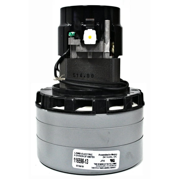 Ametek Lamb 5.7 Inch 3 Stage 24 Volt B/B Acustek Quiet PB Motor 116598-13