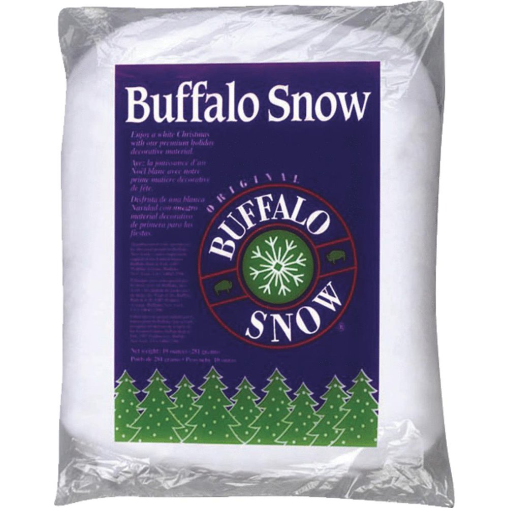 Buffalo Snow Polyester 10 Oz. Artificial Snow Fluff CB0406 Walmart
