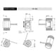 thumbnail image 4 of 2X -B5 DN20 G3/4 Pulgadas Interruptor de Sensor de Flujo de Agua DC5-18V 1-30L/Min Medidor de Flujo para Control Industrial Circulación de Líquido, 4 of 4