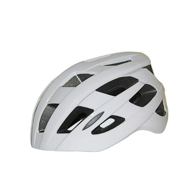 koolsoo Bike Helmet with Adjustable Chin Straps Protective Breathable Helmet White