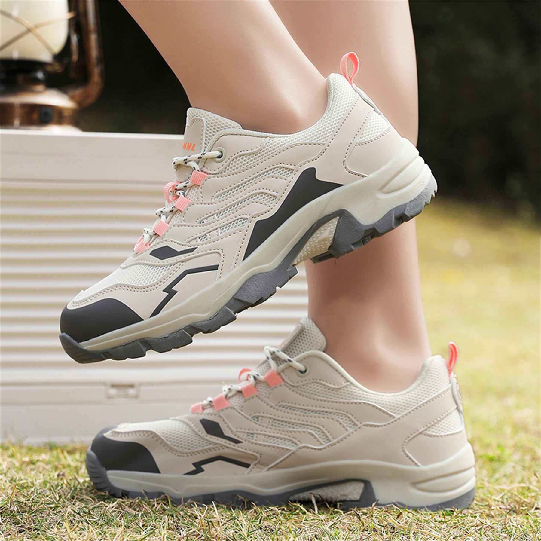 YOURDIARY Womens Mens Hiking Shoes Comfortable Breathable Anti-Slip Outdoor Sports Shoes