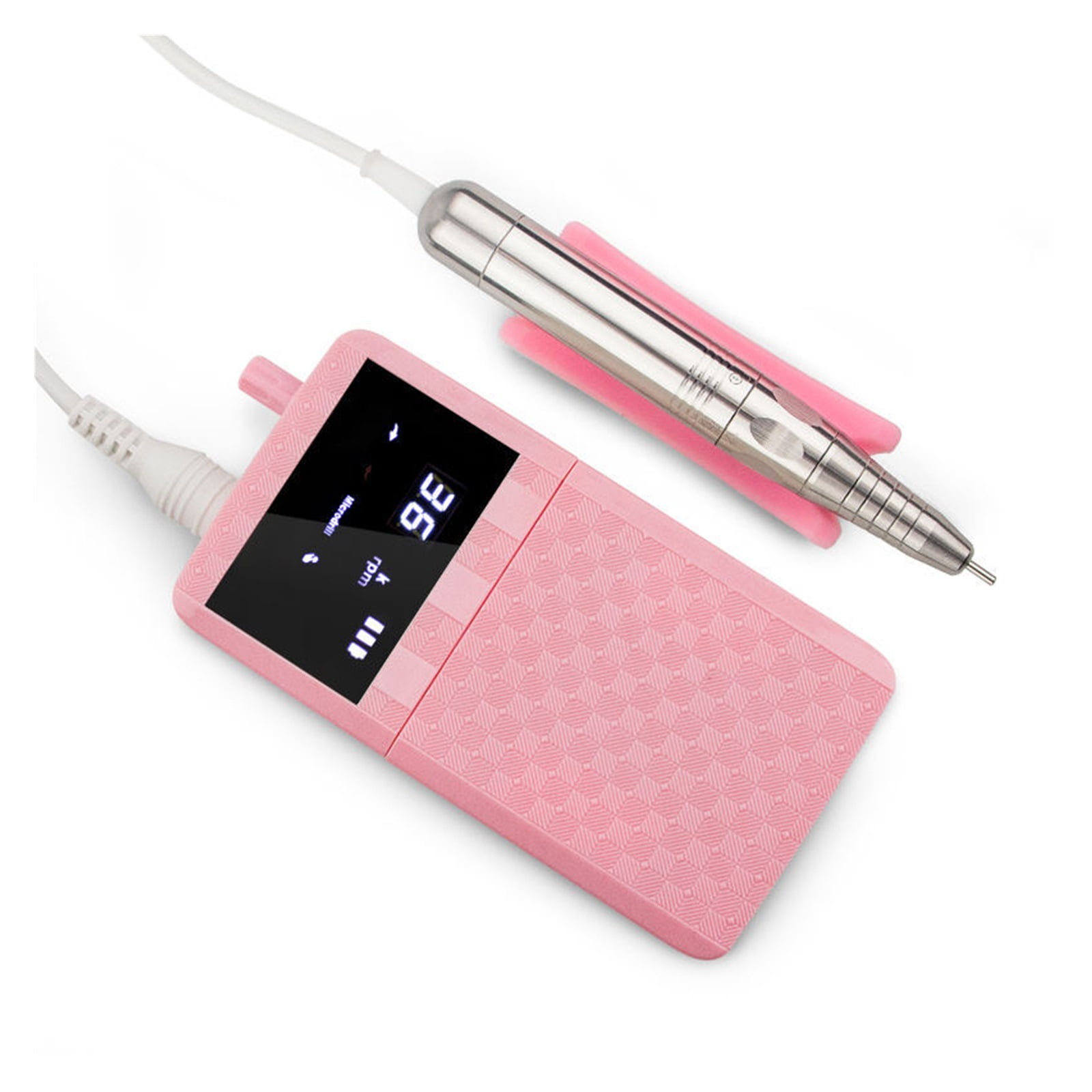 Portable Nail Drill Brushless Nails Accessories Cordless Remove Battery Charging File LCD Salon Profession Electric Sander ,Low Noise