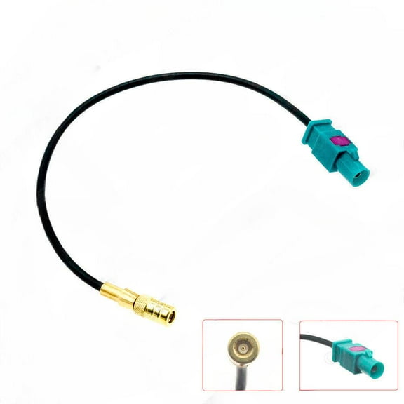 Automotive General Purpose Antenna FAKRA Male to SMB Female Adapter Cable Converter Cable 20cm Cable
