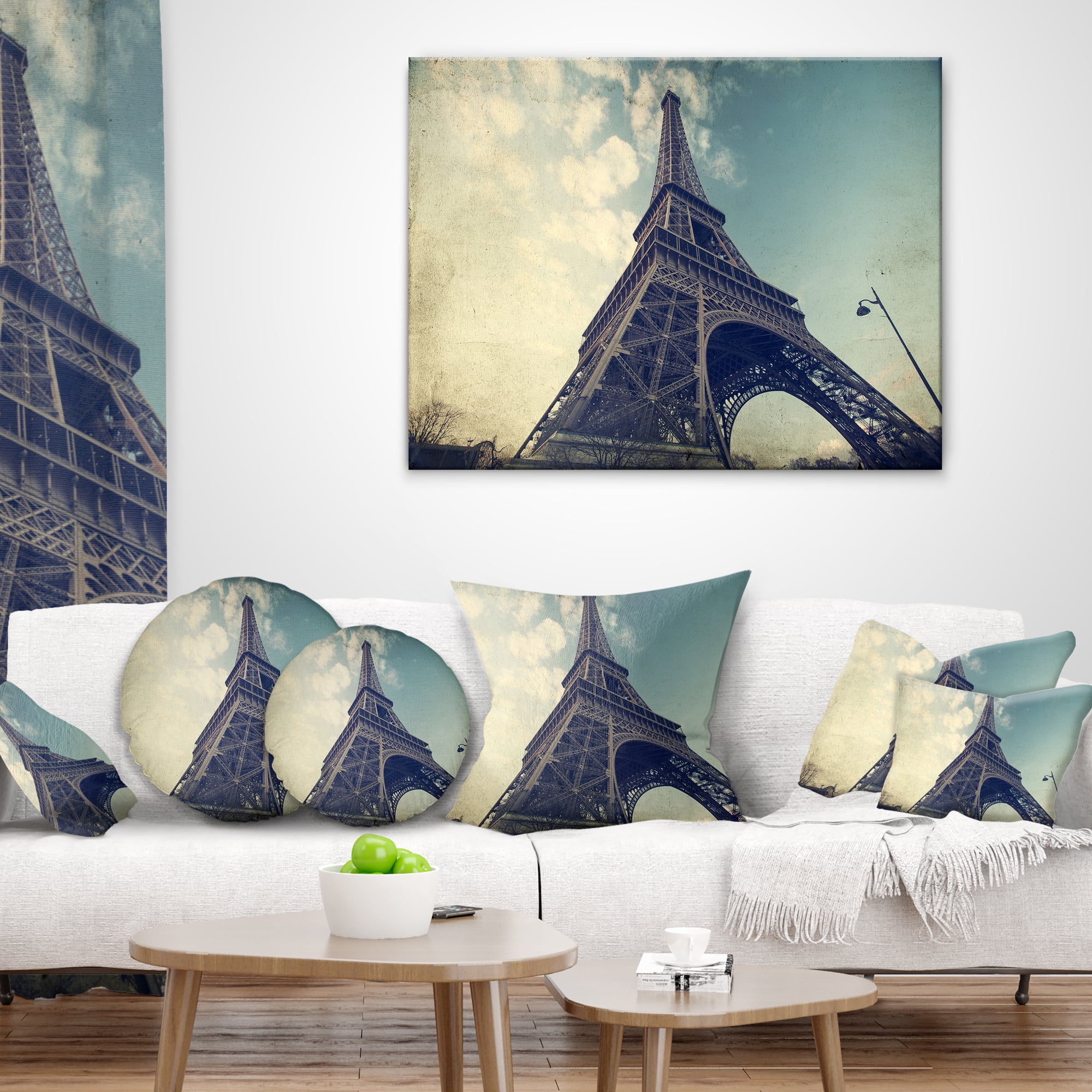 Designart 12" x 20" Multi-color Polyester Throw Pillow