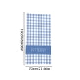 thumbnail image 3 of Plaid Pattern Beach Towel, 70x150 cm, Soft Polyester, Quick-Dry, Absorbent, Lightweight Travel and Pool Towel, Multiple Colours Available, 3 of 6