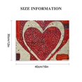 thumbnail image 3 of Orinice Heart Folk Art Fine Art Aesthetic Poster & Print Wall Painting for Home Decor Canvas Prints Living Room Bedroom Office Wall Art 16x12in, 3 of 6