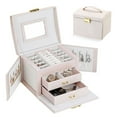 thumbnail image 1 of Jewelry Drawer Storage Box With Lock Jewelry Box for Girls and Women Black, 1 of 8