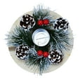 thumbnail image 2 of Candelabro Navideño Xihbxyly con Velas para Cenas Navideñas, 2 of 6