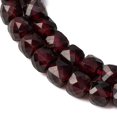thumbnail image 6 of Natural Garnet Beads Strands Faceted Cube 4~4.5x4~4.5x4~4.5mm Hole: 0.8mm about 87~101pcs/strand 15.55 inch(39.5cm) DIY, 6 of 6