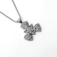 thumbnail image 5 of New Retro Nordic Style Pendant Celtic Knot Cultural Symbol Stainless Steel Titanium Steel Necklace Men s Fashion, 5 of 5