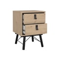 thumbnail image 4 of Buró Kessa Muebles Roble 43 x 60 x 40 cm con Dos Cajones, 4 of 5