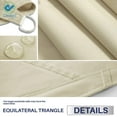 thumbnail image 5 of Deago 12' x 12' x 12' Waterproof Sun Shade Sail UV Block Canopy Cover for Outdoor Patio Garden Beach Sand Triangle, 5 of 9
