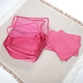 thumbnail image 5 of Unique Bargains 6 Pcs Zipper Design Packing Cube Set for Luggage Rose Red, 5 of 5