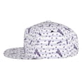 thumbnail image 3 of Balery Baseball Cap Flat Bill Hats for Men Adjustable Size for Running Workouts and Outdoor Activities All Seasons Dad Hat(Lavender Flowers ), 3 of 9