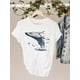 thumbnail image 3 of Camiseta con estampado de dibujos animados de dinosaurios y amor, ropa de verano de manga corta para mujer, camiseta básica gris, camiseta gráfica de moda, 3 of 5