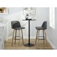 thumbnail image 3 of Toriano 30" Fixed-Height Bar Stool, Bar Chairs, Swivel Bar Stools, Bar Stools Set of 2, 3 of 6