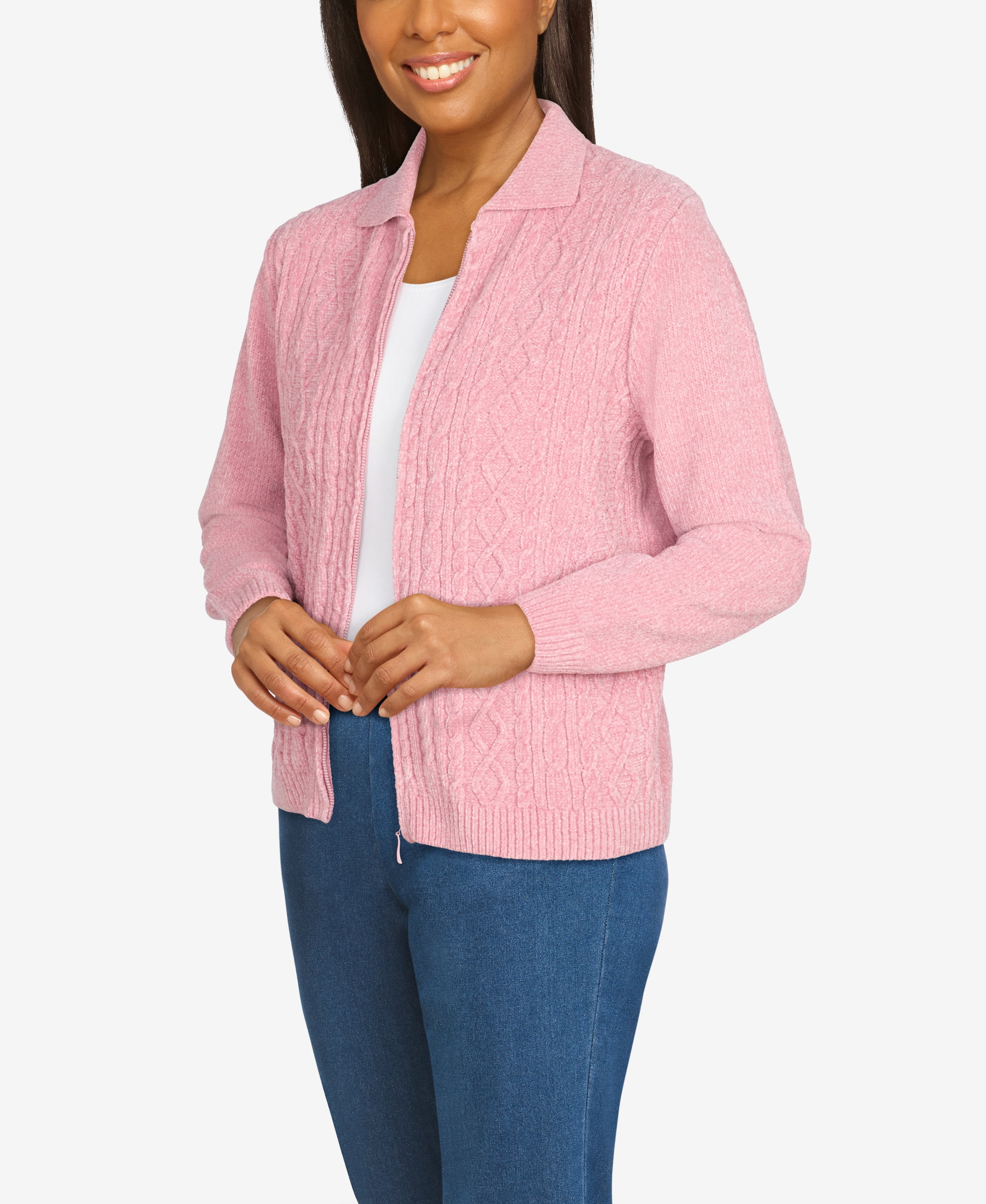 Lands end hotsell chenille cardigan