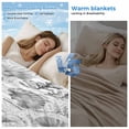 thumbnail image 2 of Grey Coastal Cooling Blanket, Lightweight Breathable Summer Throw Blanket with Double Sided Cold Effect,Summer Coral Shell Sea Beach Nautical Picnic Beach Blankets Bed Sheet for Hot Sleepers 30"x40", 2 of 8