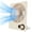 Apricot color, variant on JELLOO Small Desk Fan, Rechargeable Folding Personal Portable Fan, Adjustable Mount Quiet Tabletop USB Fan for Office Outdoor Home