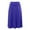 ZAA BU1, variant on Womens Skirts Midi Length Boho Solid Color Casual High Waist Elastic Half Body Midi Skirt With Slit Plus Size