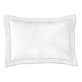 thumbnail image 3 of Fresh Ideas FRE201XXWHIT07 Poplin Tailored Pillow Sham  White - Standard, 3 of 5