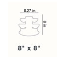 thumbnail image 3 of The HC Companies 8 Inch Pixie Indoor Stacking Plant Pot (2 Pack), 3 of 12